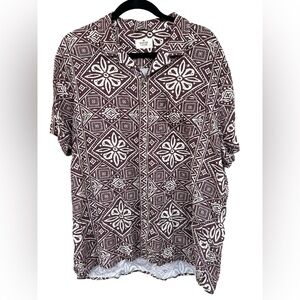 Marine Layer Men’s Archive Boho Resort Button-Up Patterned Shirt